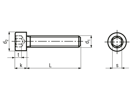 DIN 912 / ISO 12474 (drobnozwojne)